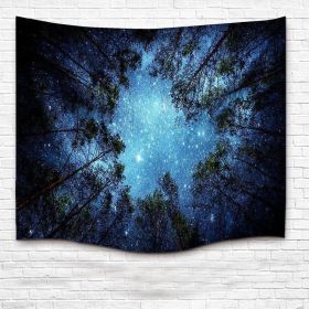 Foreign trade for home decoration wall hanging forest starry tapestry ins net red anchor models background cloth factory direct sales (size: 230x150cm)